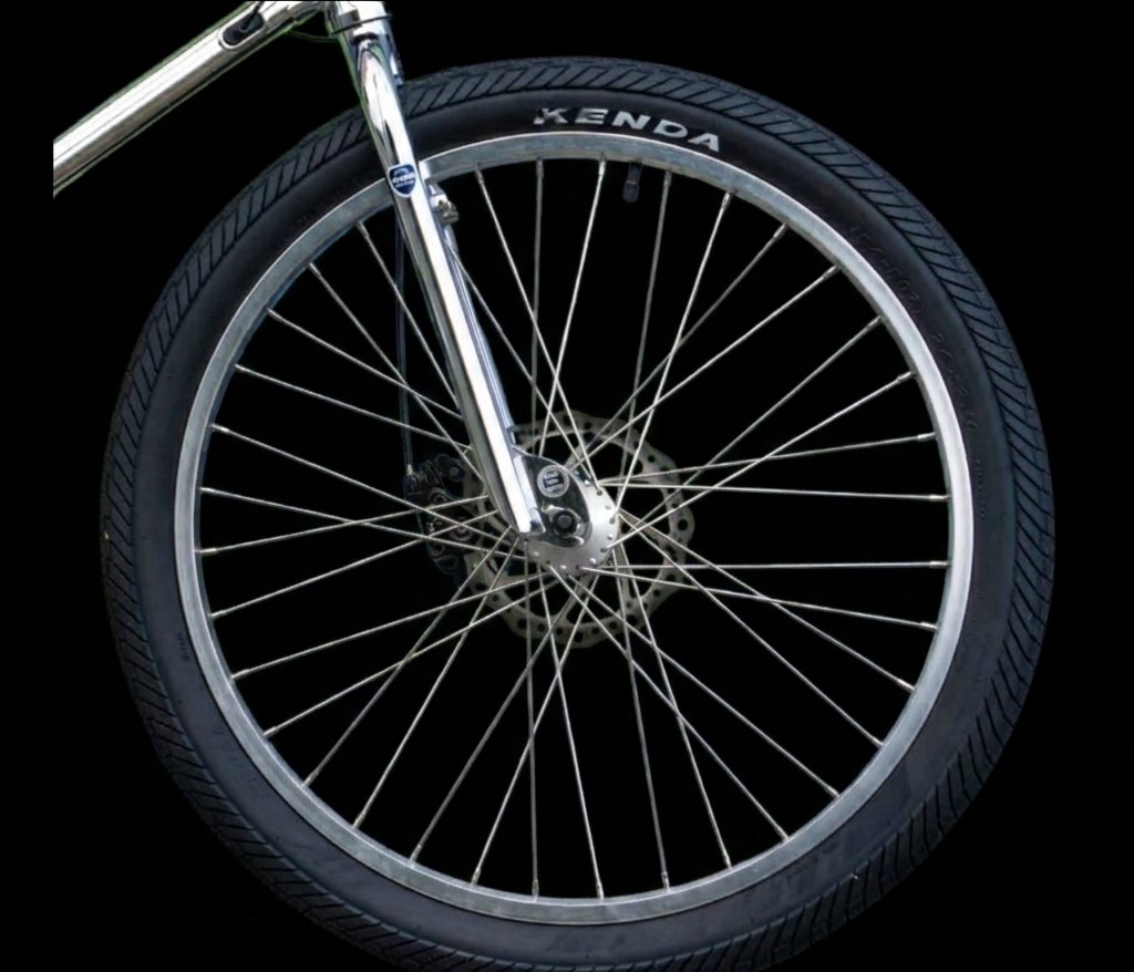 Ruota a raggi 24 pollici BMX elettrica