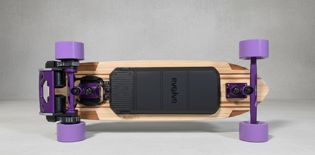 Stoke X Purple Edition, Elektrisk skateboard begr&aelig;nset udgave Evolve Labs