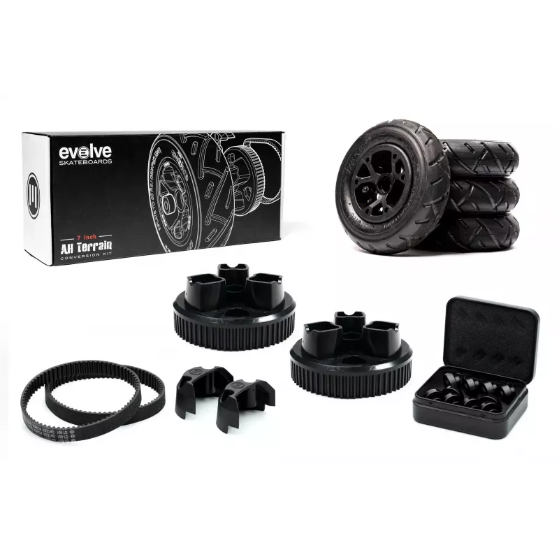 Kit de conversion All-Terrain 150mm pour skateboard électrique Evolve